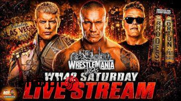 “WrestleMania 42“ نتائج عرض راسلمينيا 42 الليلة الأولى كودي رودز vs راندي أورتن وأهــم النــزالات