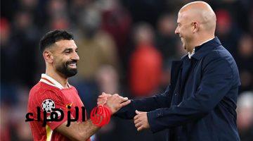 آرني سلوت يشيد بمسيرة محمد صلاح ويؤكد جاهزيته لمواجهة مانشستر سيتي