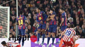 إيتورالدي جونزاليس يحسم الجدل حول طرد باو كوبارسي بمباراة برشلونة وأتلتيكو مدريد
