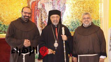 البطريرك الأنبا إبراهيم إسحق يستقبل وفود المهنئين بمناسبة عيد القيامة المجيد