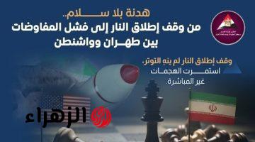الحرب بين الولايات المتحدة وإيران تشهد توقفًا للعمليات العسكرية دون اتفاق سلام رسمي