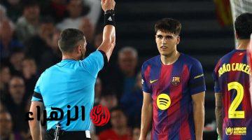 برشلونة الاكثر حصولا على بطاقات حمراء بدوري ابطال اوروبا في 10 مواسم