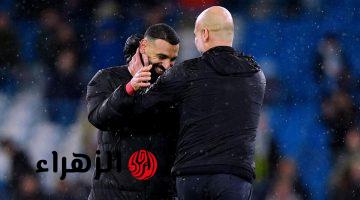 جوارديولا يودع محمد صلاح بوصفه أسطورة قبل مواجهة كاس الاتحاد الانجليزي