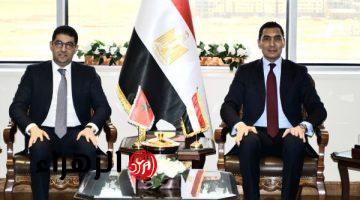 جوهر نبيل يبحث تعزيز التعاون مع وزير الشباب المغربي بالعاصمة الإدارية