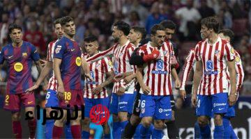 خوان موسو يحصد جائزة رجل مباراة برشلونة وأتلتيكو مدريد في الدوري الإسباني