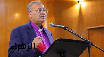 رئيس الطائفة الإنجيلية يشهد احتفال خميس العهد بكنيسة عين شمس