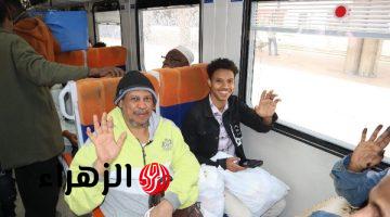 سكك حديد مصر تسير قطارًا جديدًا لنقل السودانيين ضمن مشروع العودة الطوعية