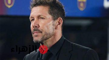 سيميوني يفاضل بين أوبلاك وموسو قبل مباراة برشلونة وأتلتيكو مدريد بابطال أوروبا