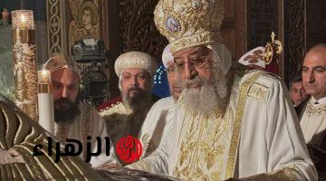 صلوات قداس عيد القيامة تقام في الكاتدرائية المرقسية بالعباسية