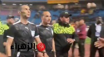 عاجل: خروج حكام مباراة الترجي وصنداونز من ملعب رادس تحت حراسة أمنية بعد نهاية اللقاء