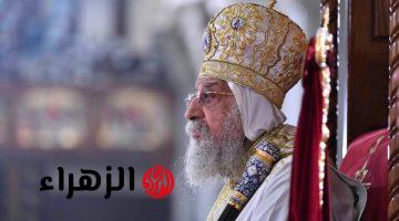 عبد الفتاح السيسي يتلقى شكر البابا تواضروس خلال قداس عيد القيامة المجيد