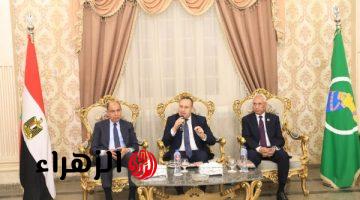 في لقائه مع محافظ المنيا ورئيس الجامعة.. قنصوة: يجب تحويل مخرجات الأبحاث إلى تطبيقات عملية