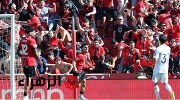فيديو مانو مورناليس يسجل هدف مايوركا الأول أمام ريال مدريد بالدوري الإسباني