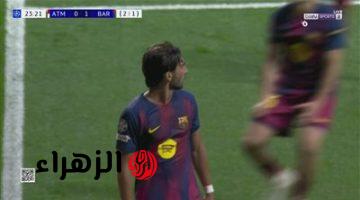 فيران توريس يسجل الثاني لبرشلونة أمام أتلتيكو مدريد ويقربه من نصف نهائي الأبطال