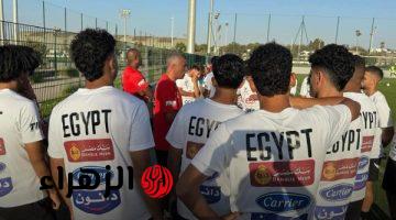 ليبيا تتقدم على منتخب مصر للناشئين بهدف في شوط المباراة الأول