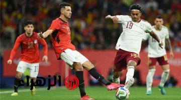 مصطفى شوبير يتصدر تقييمات لاعبي منتخب مصر في مباراة إسبانيا الودية