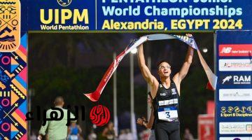 معتز وائل يحقق الميدالية الذهبية في كأس العالم للخماسي الحديث