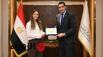 مفاجأة مدوية بعد تتويج هانيا الحمامي ببطولة الجونة الدولية للاسكواش ودعم وزير الرياضة