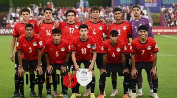 موعد مباراة منتخب مصر للناشئين والجزائر اليوم في تصفيات شمال أفريقيا