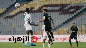 ناصر منسي يحصد جائزة رجل مباراة الزمالك والمصري في الدوري المصري