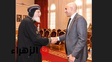 وزير التعليم يهنئ البابا تواضروس بمناسبة عيد القيامة المجيد