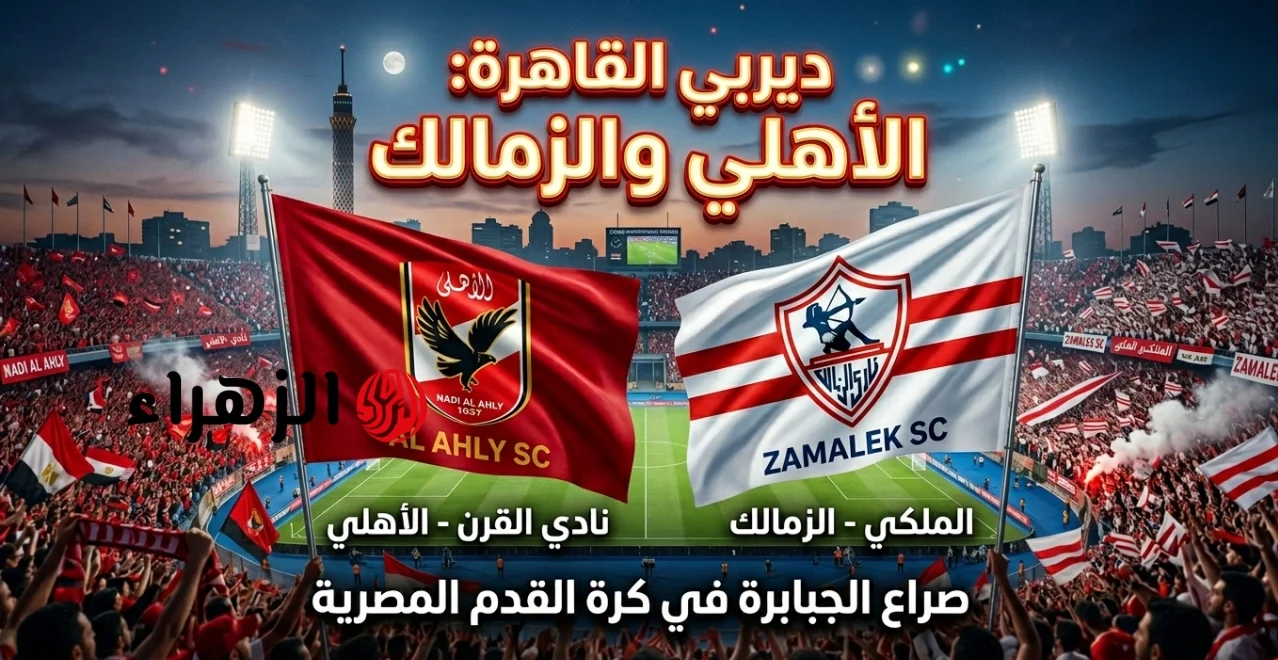 الان.. قناة تذيع مباراة الزمالك والاهلي اليوم في دوري نايل المصري 2026