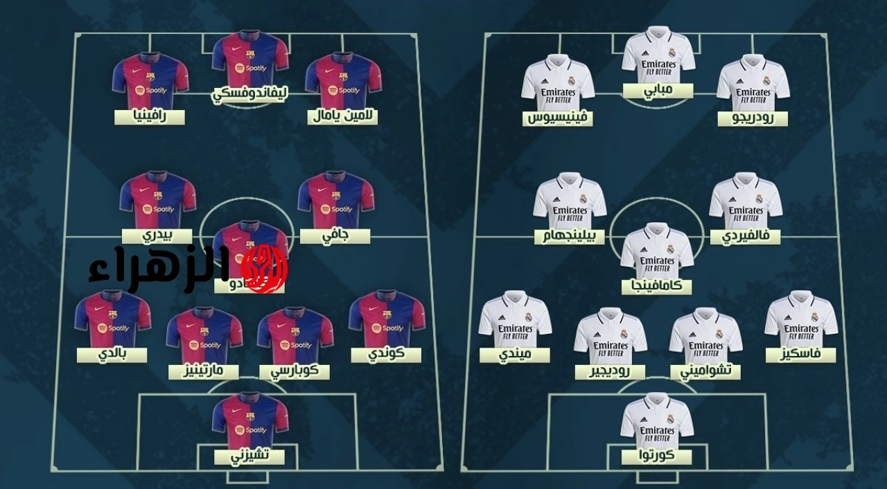 real madrid vs barcelona.. ما تشكيلة ريال مدريد ضد برشلونة اليوم والقنوات الناقلة في كلاسيكو الدوري الإسباني 2026