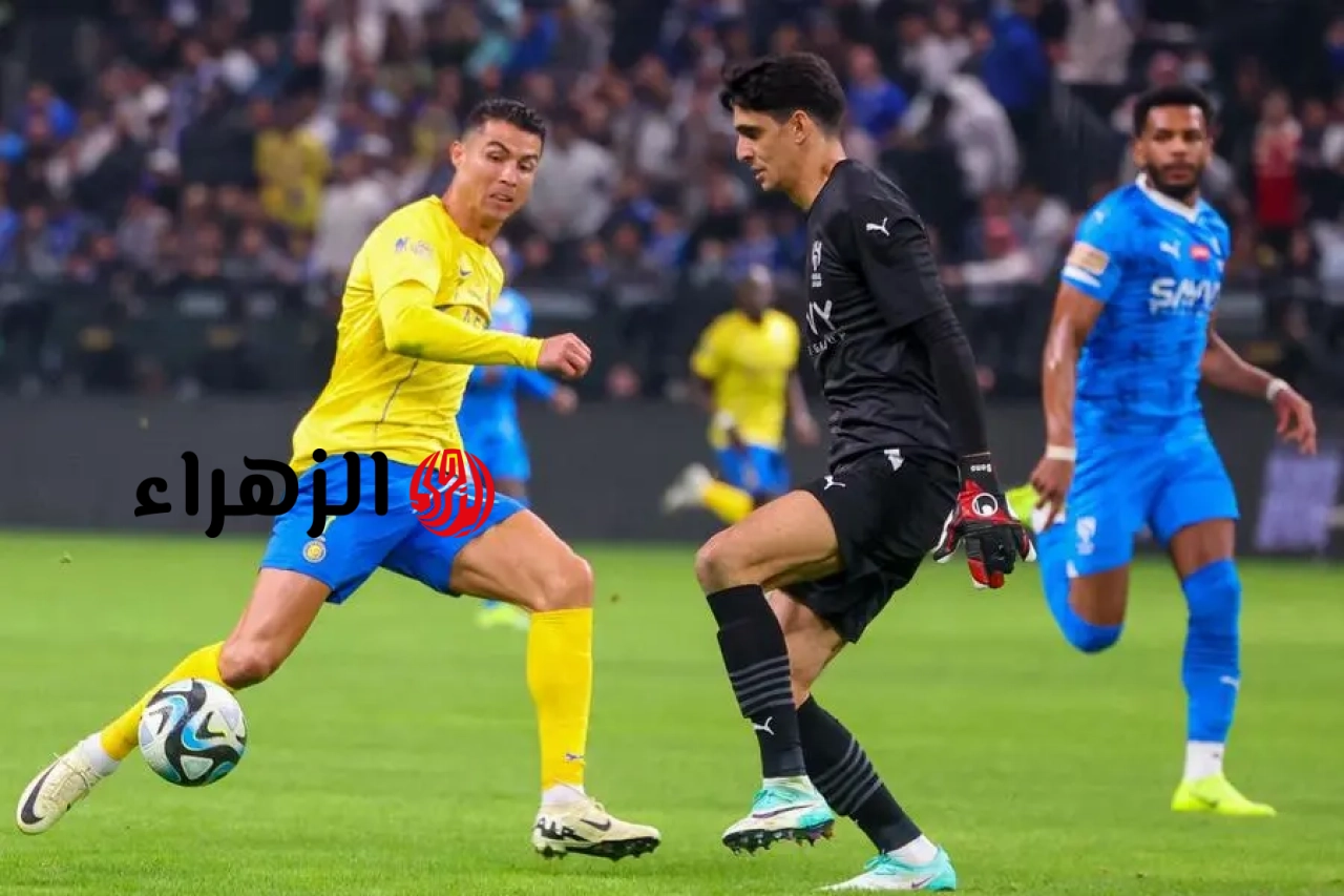 مباراة الهلال.. النصر في تحدي قوي الان ضد الهلال في الدوري السعودي.  لحظه بلحظه
