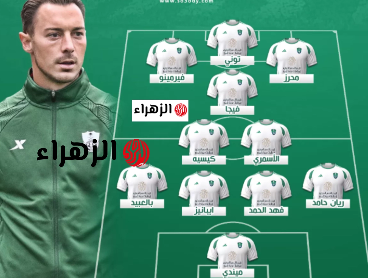 Al-Ahli vs Al Akhdoud تشــكيل الأهلي ضد الأخدود المتوقع في الجولة 31 في دوري روشن علي ملعب مدينة الأمير عبد الله الفيصل