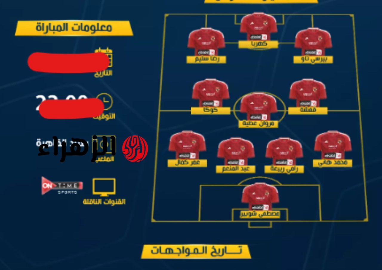 بمــشاركة بن شرقي.. تشكيل الأهلي المتوقع ضد إنبي al ahly vs enppi اليوم في الدوري المصري علي استاد القاهرة الدولي