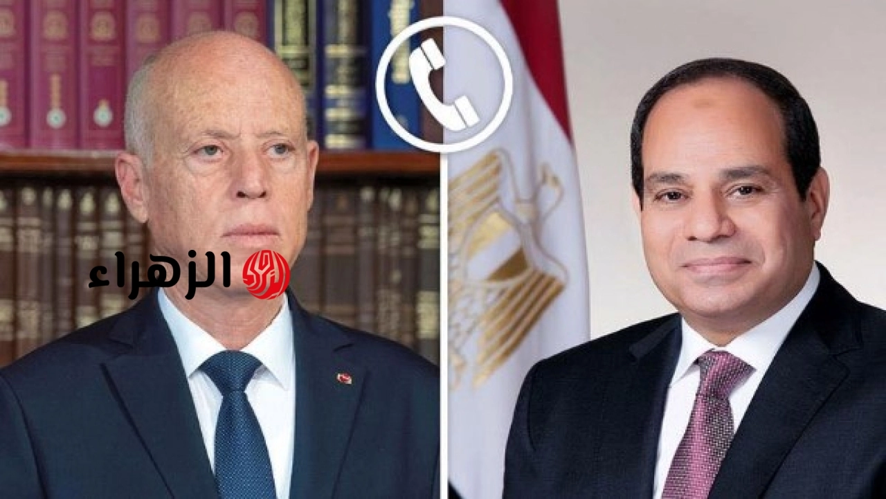 الرئيس السيسي يتلقى اتصالا هاتفيا من الرئيس التونسي قيس سعيد لتهنئته بالعيد وبحث العلاقات الثنائية