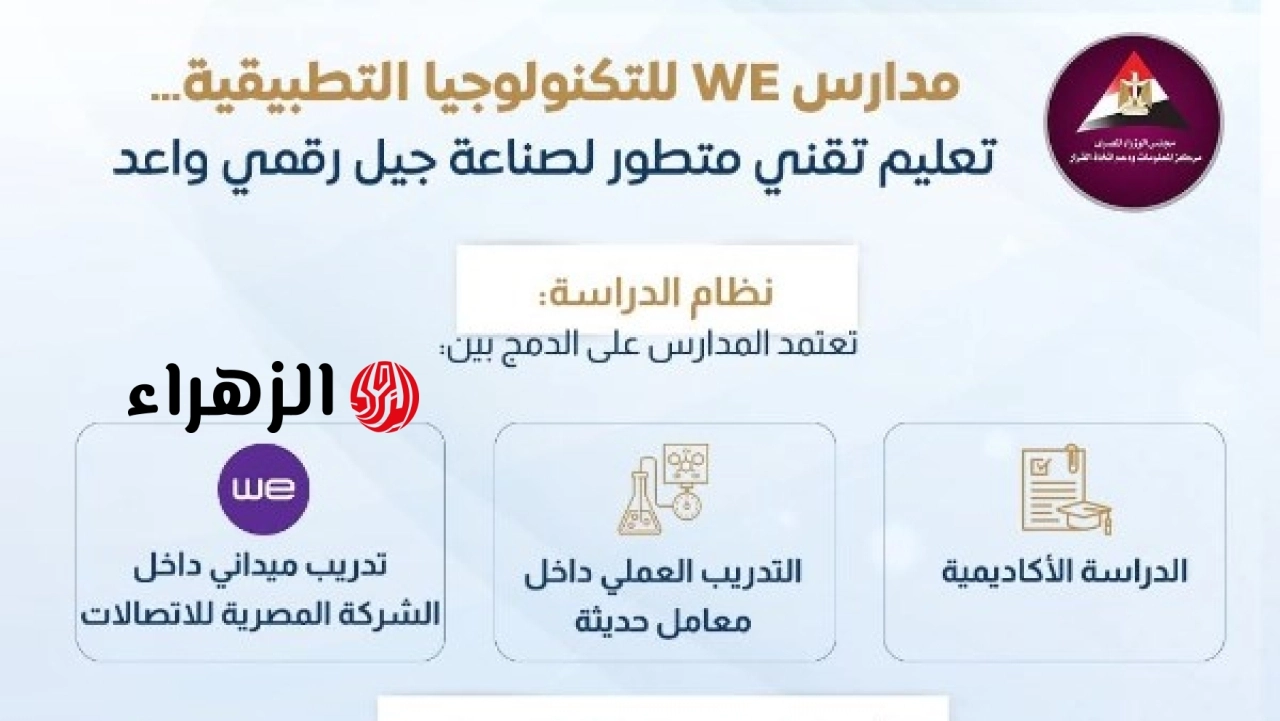 مدارس we تقدم تعليمًا تقنيًا لدعم تأهيل جيل رقمي جديد