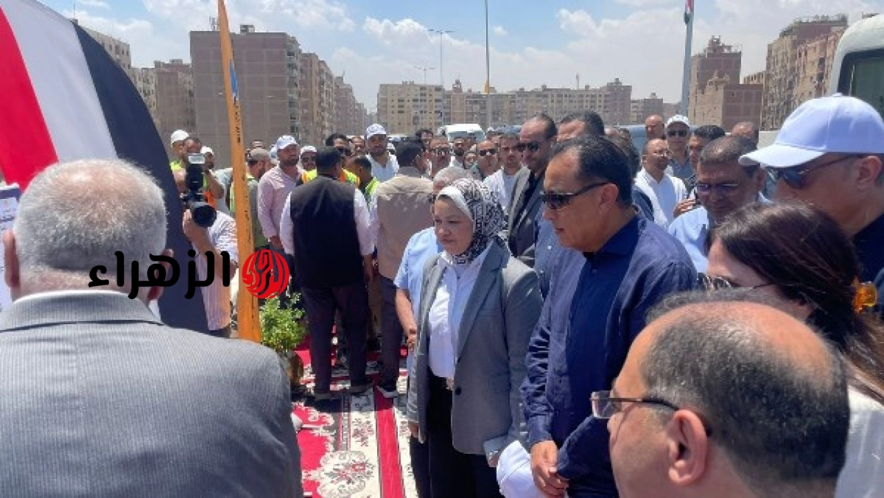 مدبولي يتابع سير العمل بمحور عمر بن العاص في الجيزة