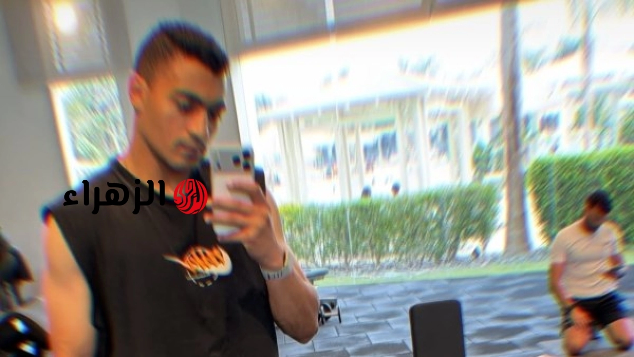 مصطفى محمد مهاجم نانت الفرنسي يشارك جمهوره صورة من الجيم عبر فيسبوك