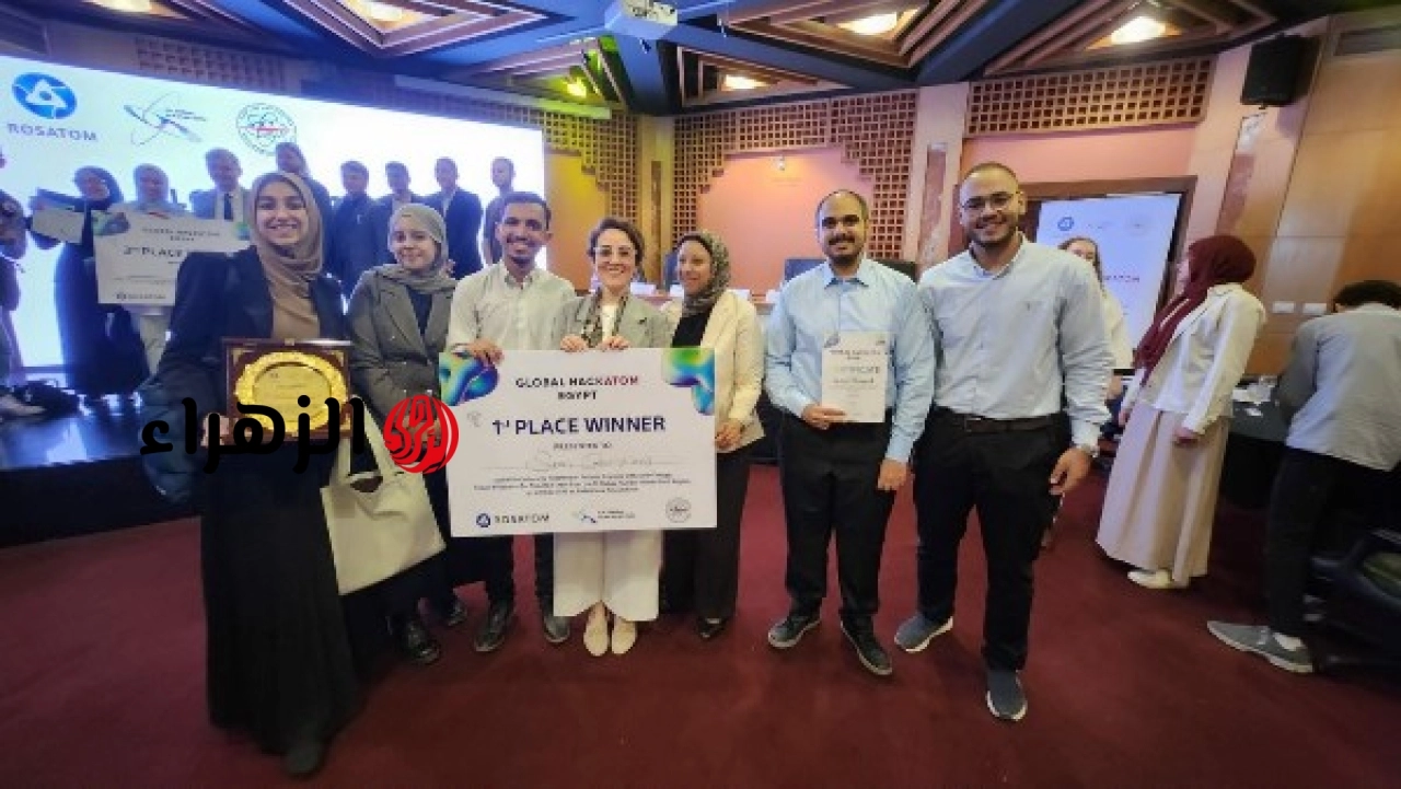 هندسة عين شمس تحقق المركز الأول في مسابقة HackAtom 2026