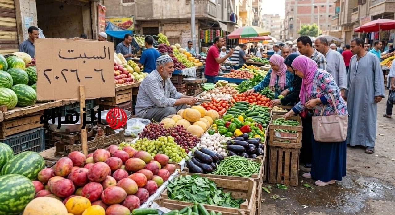 أسعار الخضراوات والفاكهة اليوم السبت 6 يونيو.. الطماطم بـ 18 والتفاح بـ 90 جنيهاً