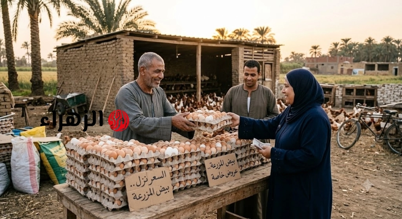 تراجع غير مسبوق.. كرتونة البيض بـ 55 جنيهاً والفراخ البيضاء تهبط إلى 70 جنيهاً
