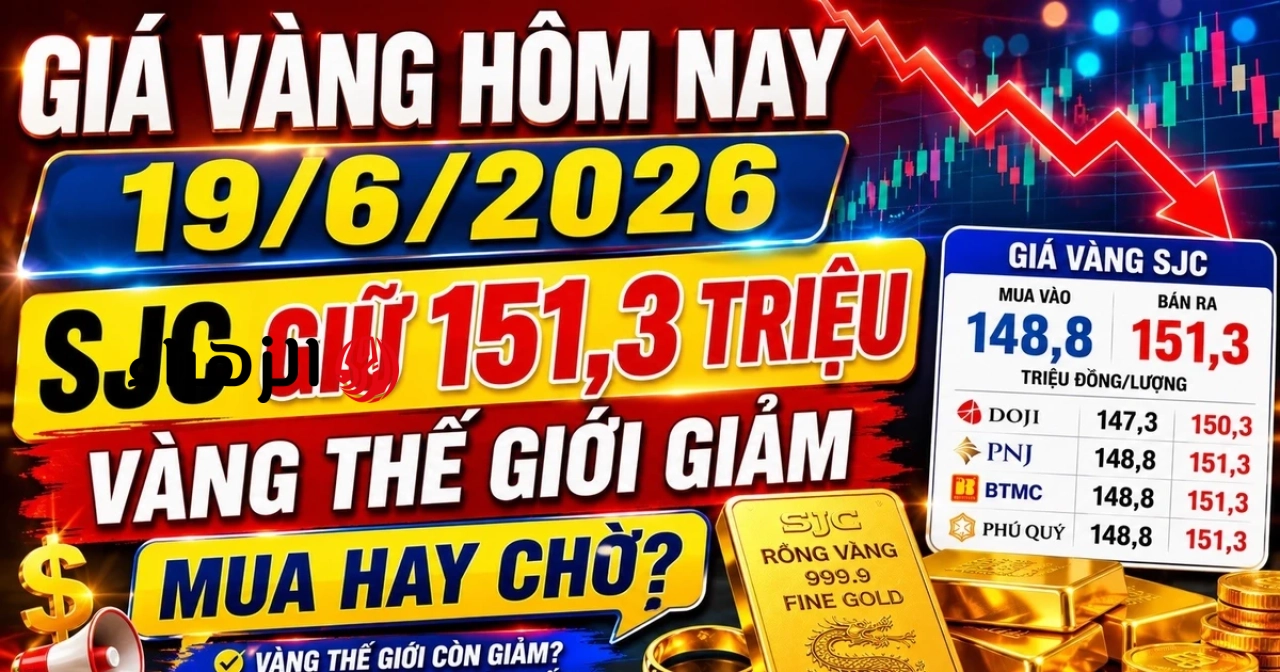 أسعار الذهب اليوم، 19 يونيو: هل ستتماشى أسعار SJC وBTMC وDOJI وPNJ مع أسعار الذهب العالمية؟ | الزهراء