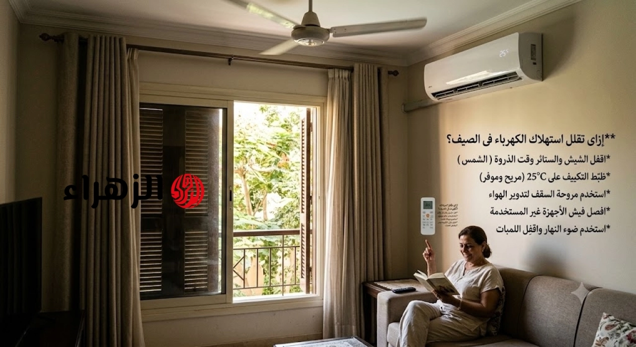 احذر 8 أخطاء يومية تضاعف فاتورة الكهرباء في الصيف.. دليلك لتقليل الاستهلاك