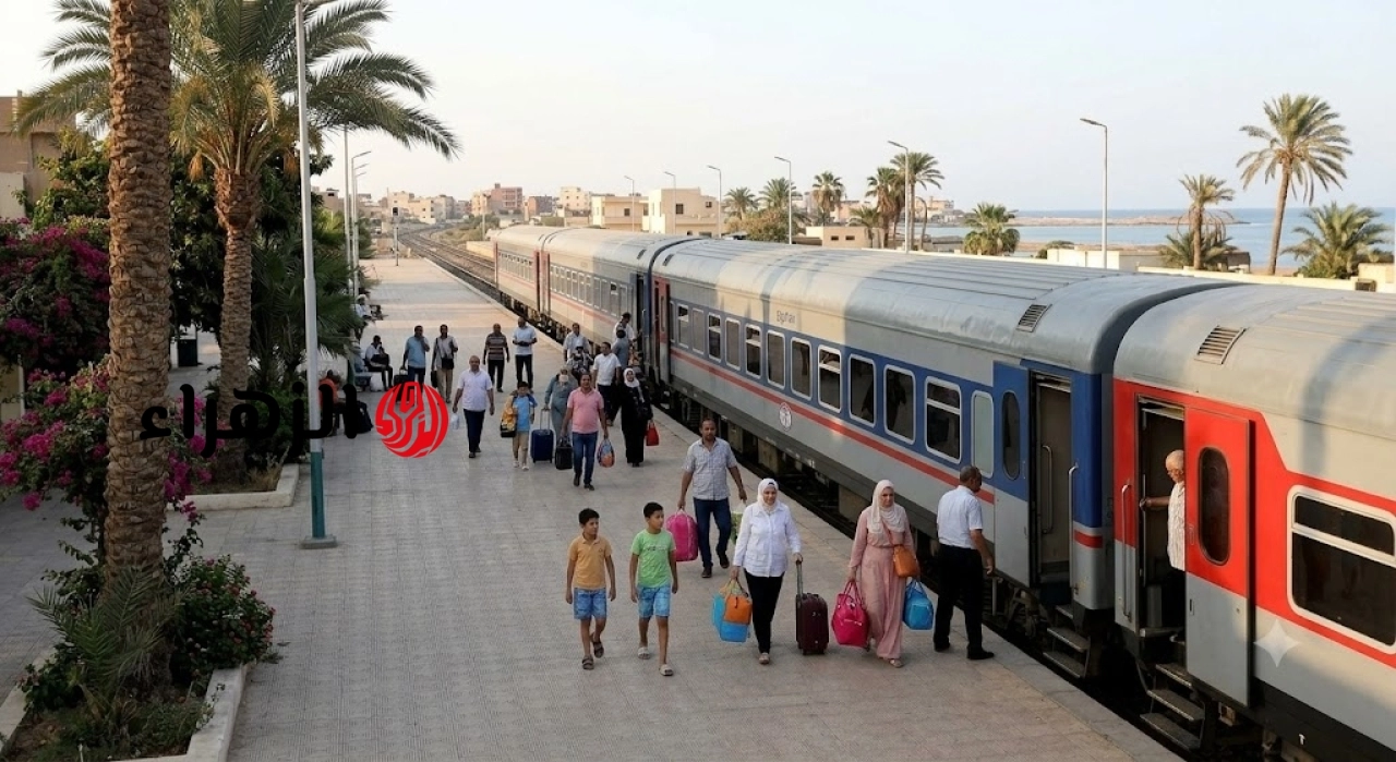 نوم ومكيف.. السكة الحديد تعلن جدول تشغيل قطارات مرسى مطروح الصيفية 2026