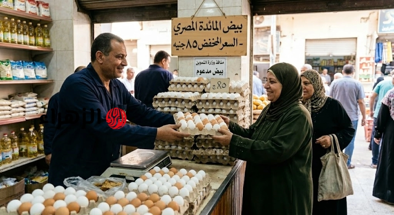 عاجل.. التموين تقرر تخفيض سعر كرتونة البيض إلى 85 جنيهاً بالمجمعات الاستهلاكية