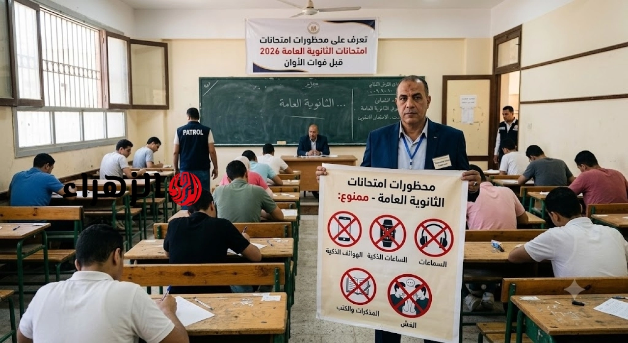 التعليم تعلن محظورات امتحانات الثانوية العامة 2026.. احذر إلغاء الامتحان