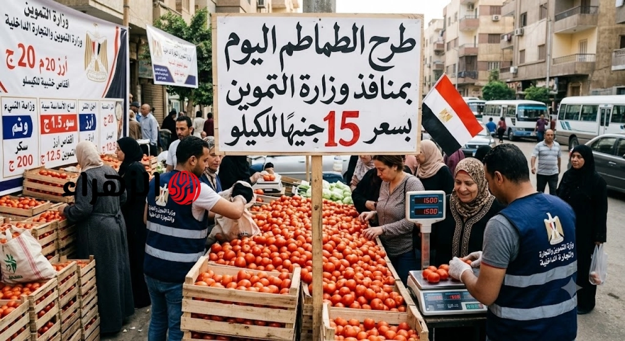 بـ 15 جنيهاً للكيلو.. التموين تطرح الطماطم وتواصل صرف مقررات شهر يونيو بالمجمعات الاستهلاكية