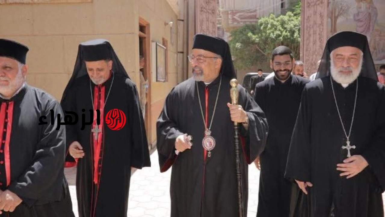 البطريرك الأنبا إبراهيم إسحق يبدأ زيارته الرعوية إلى إيبارشية أبوقرقاص