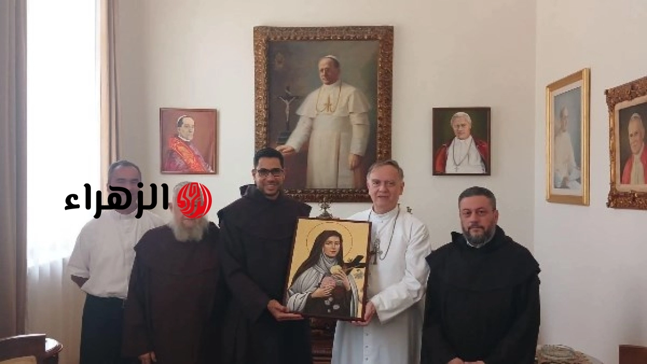 السفير البابوي بالقاهرة يستقبل أعضاء مجلس المفوضية الجديد للرهبنة الكرملية