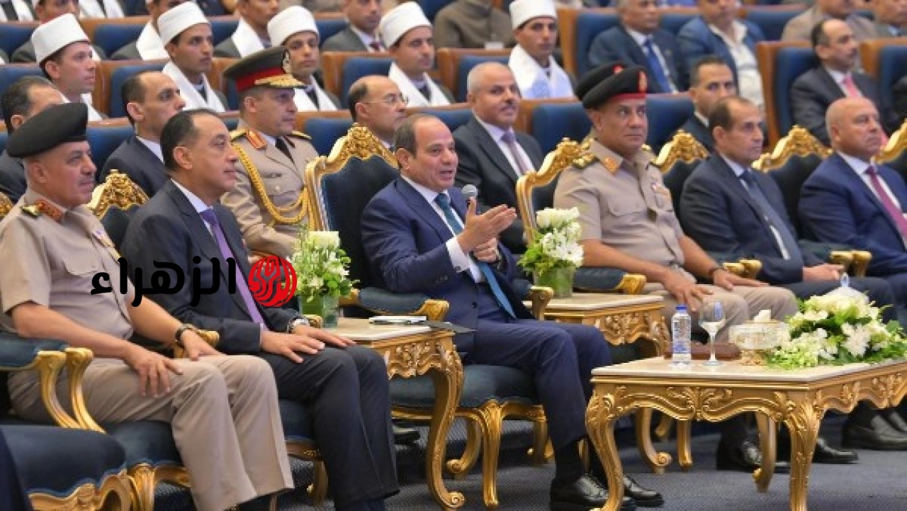 السيسي يوجه بتأهيل الأئمة العشرة الأوائل من خلال دراسات عليا أو بعثات خارجية
