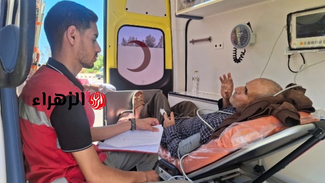 الهلال الأحمر المصري يستقبل الدفعة الثالثة والخمسين من المصابين الفلسطينيين عبر معبر رفح