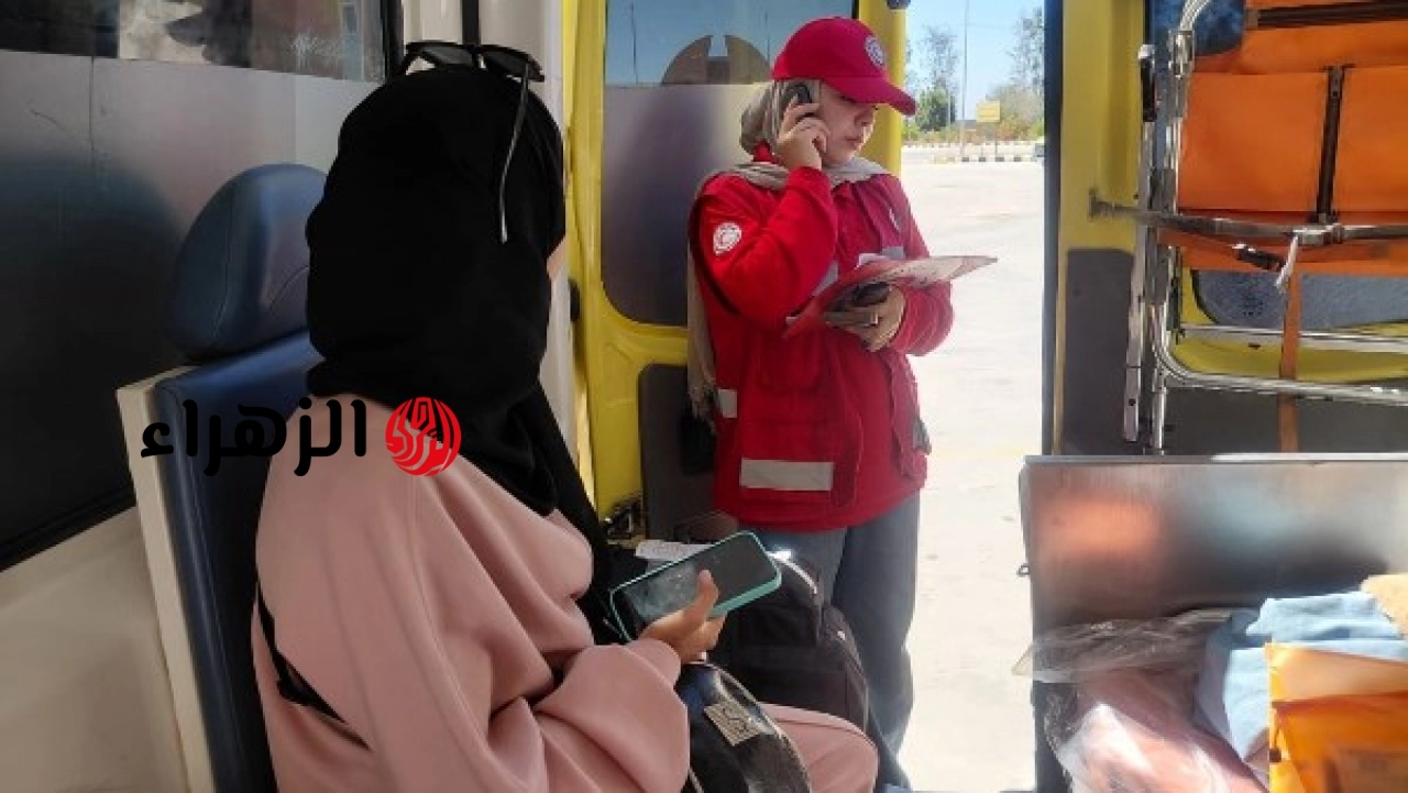 الهلال الأحمر يستقبل الدفعة الحادية والخمسين من المصابين الفلسطينيين عبر معبر رفح