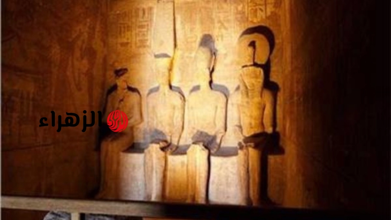 تعامد أشعة الشمس على معابد الكرنك خلال الانقلاب الصيفي اليوم