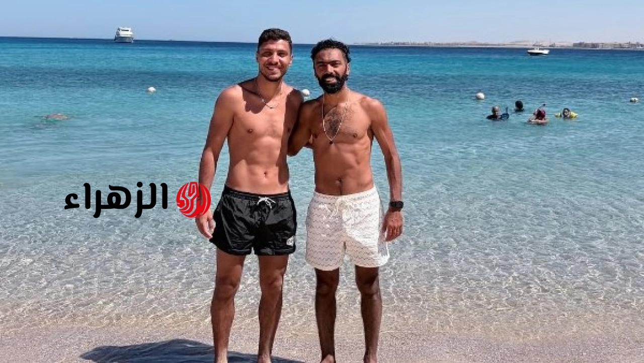 حسين الشحات يظهر مع محمد شريف ويكشف كواليس تجديد عقده مع الأهلي